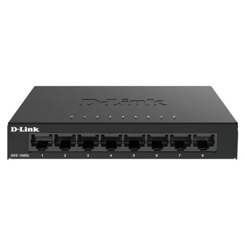 D-Link Systems D-Link DGS 108GL - switch - 8 portar - ohanterad