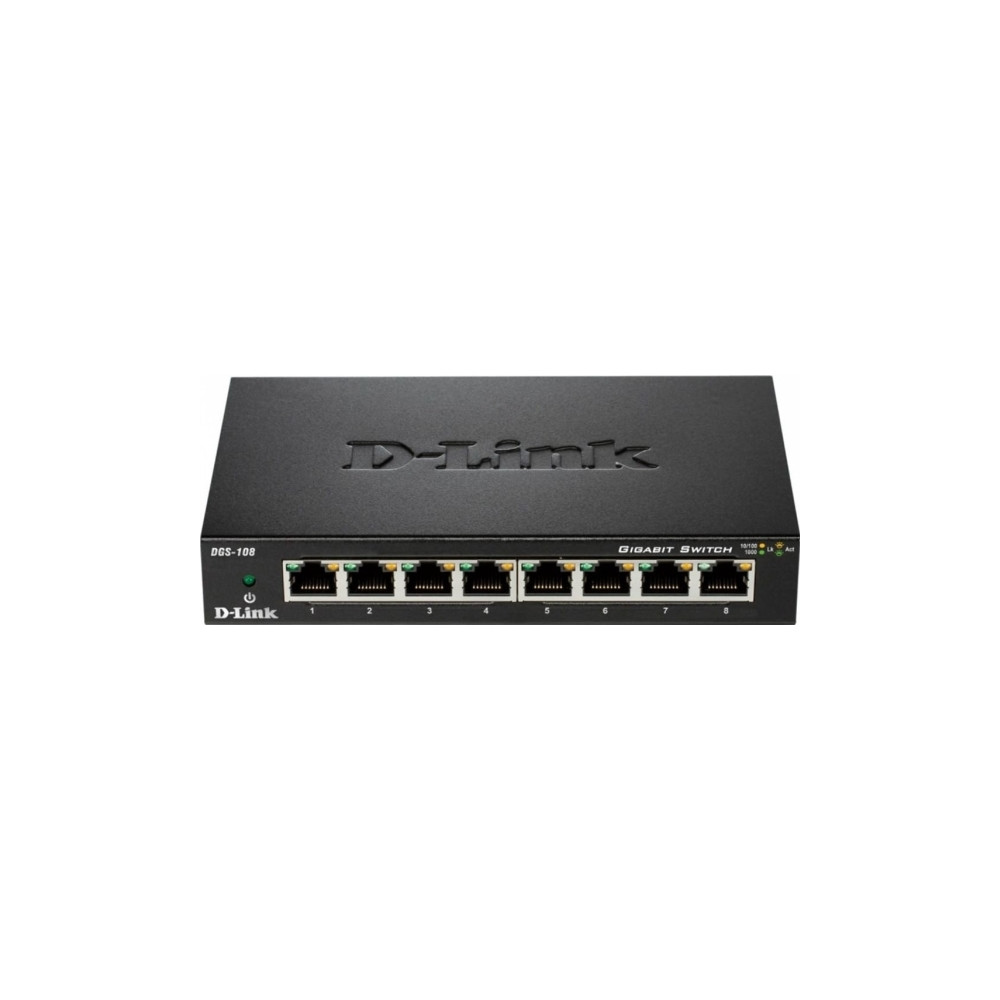 Produktbild för D-Link DGS 108GL - switch - 8 portar - ohanterad
