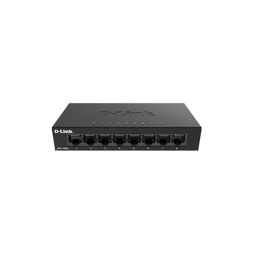 Produktbild för D-Link DGS 108GL - switch - 8 portar - ohanterad