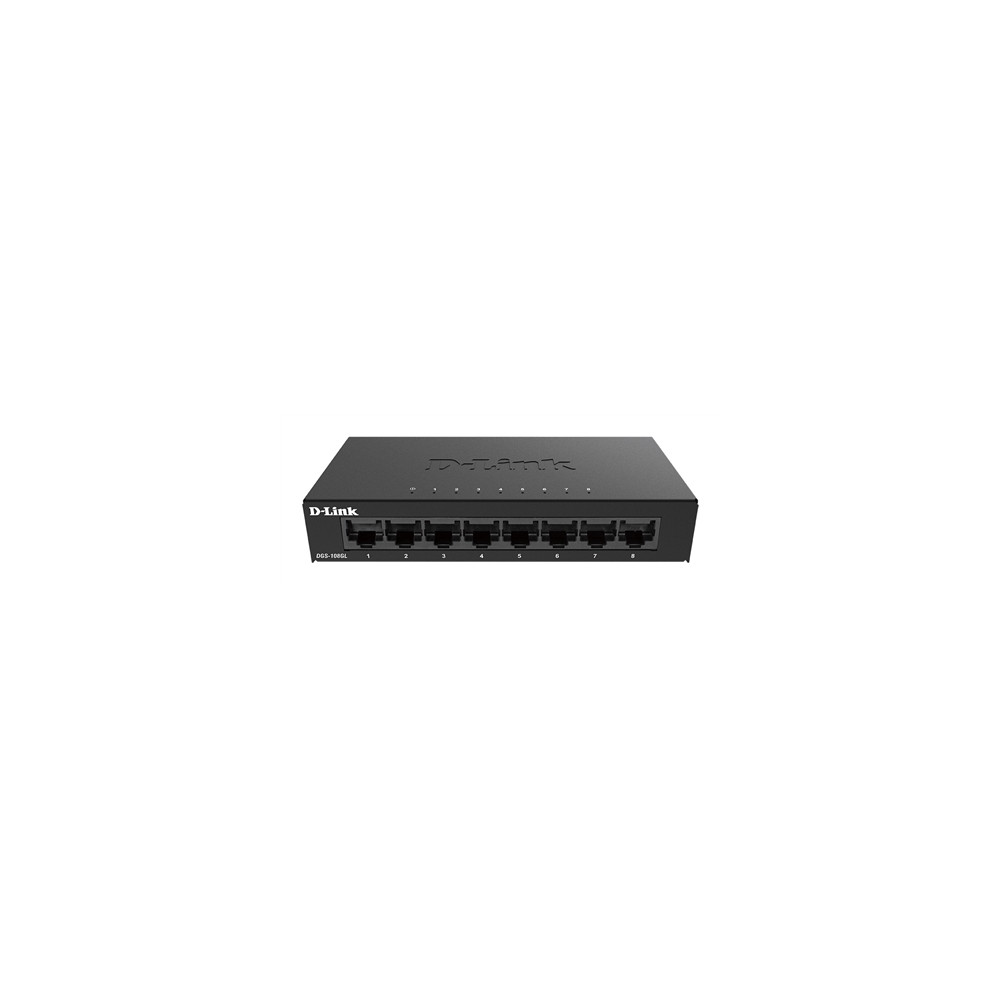 Produktbild för D-Link DGS 108GL - switch - 8 portar - ohanterad