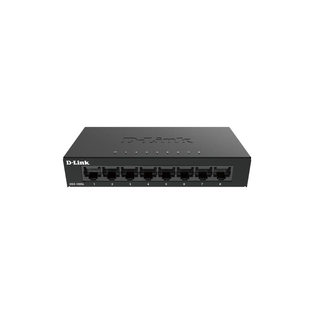 Produktbild för D-Link DGS 108GL - switch - 8 portar - ohanterad