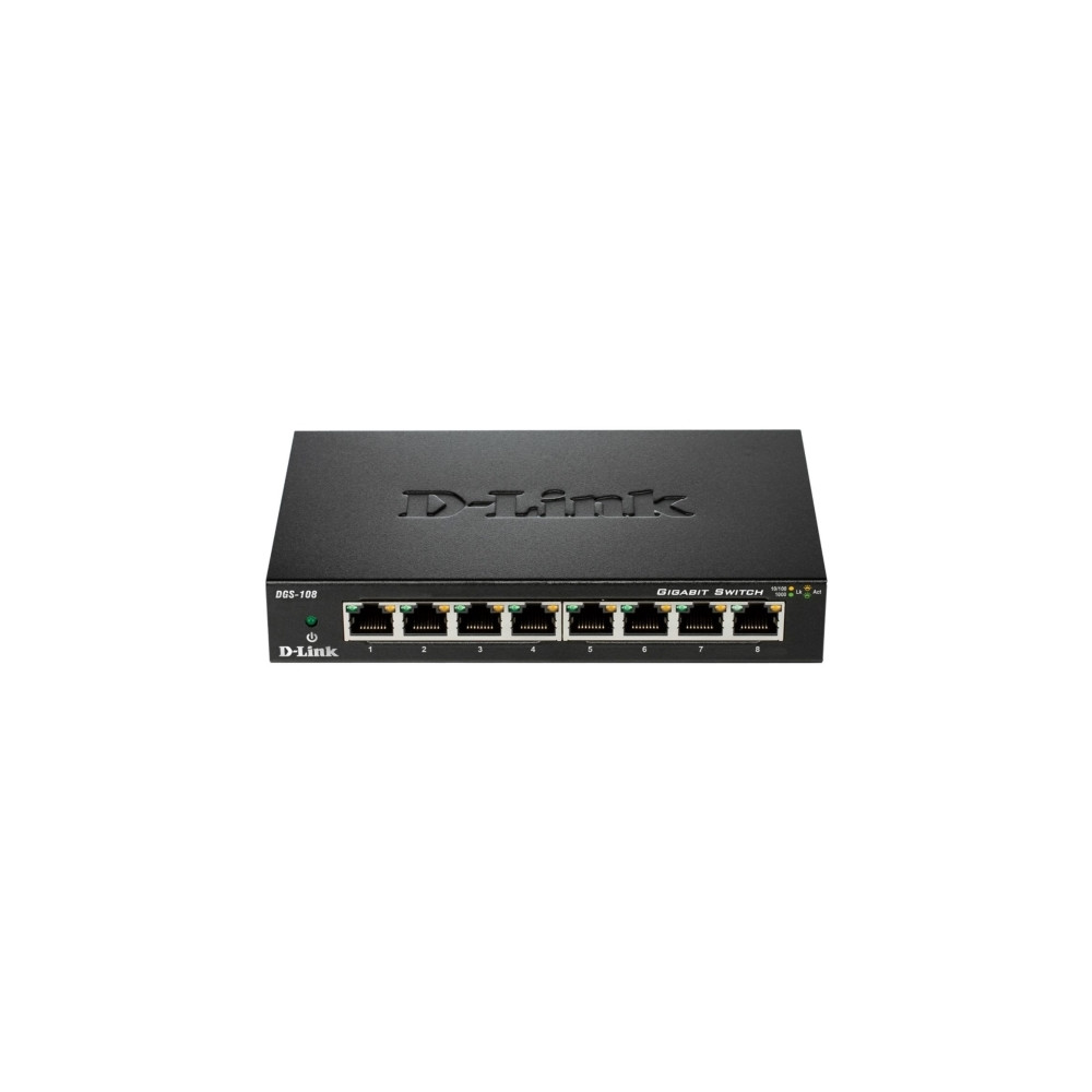 Produktbild för D-Link DGS 108GL - switch - 8 portar - ohanterad