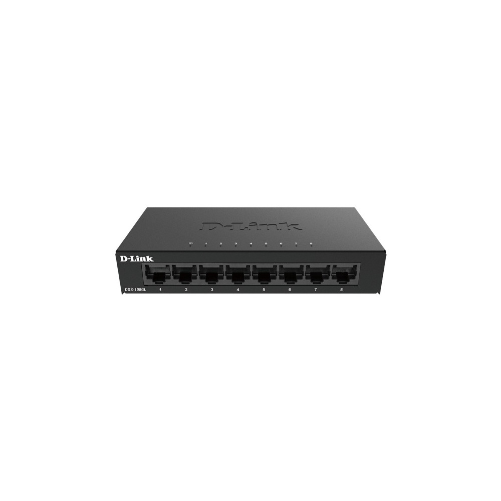 Produktbild för D-Link DGS 108GL - switch - 8 portar - ohanterad