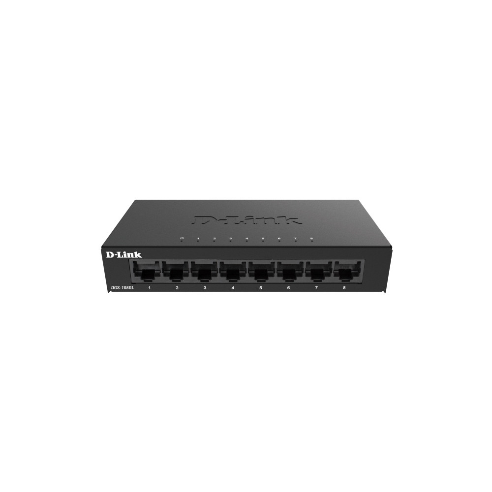 Produktbild för D-Link DGS 108GL - switch - 8 portar - ohanterad