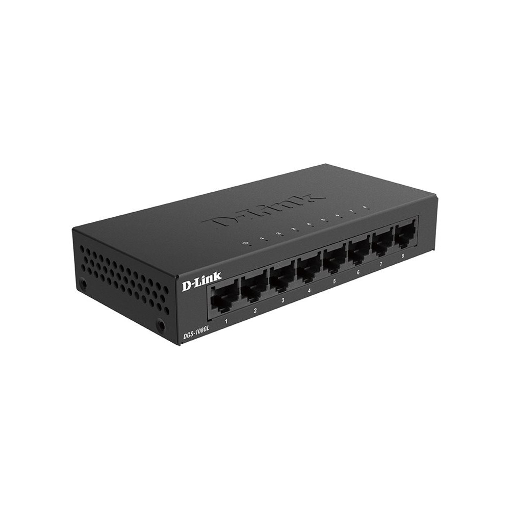 Produktbild för D-Link DGS 108GL - switch - 8 portar - ohanterad
