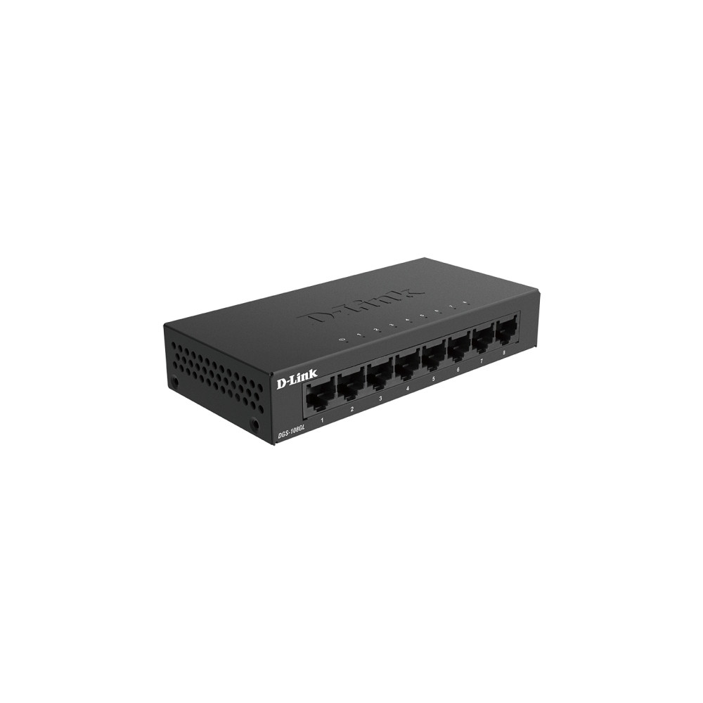 Produktbild för D-Link DGS 108GL - switch - 8 portar - ohanterad
