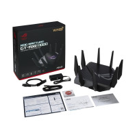 Produktbild för ASUS ROG Rapture GT-AXE11000 - trådlös router - Wi-Fi 6 - skrivbordsmodell