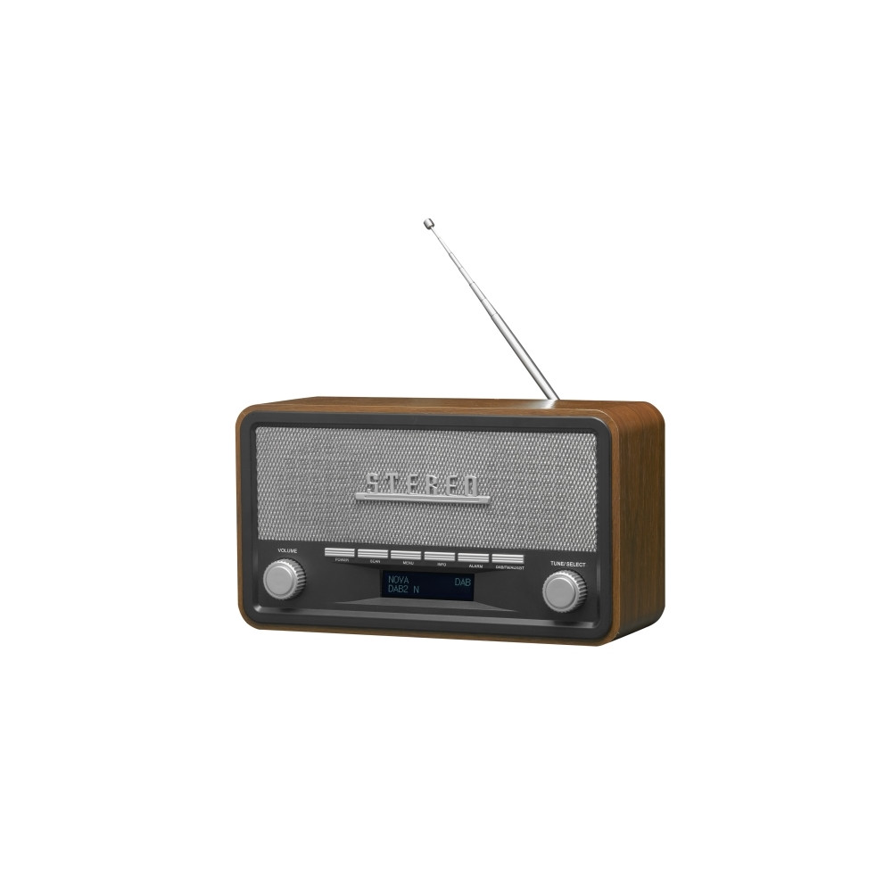 Produktbild för DENVER DAB-18 - klockradio - Bluetooth