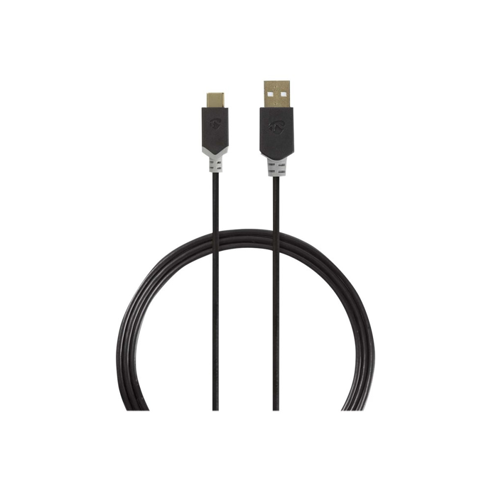 Produktbild för Nedis - USB typ C-kabel - USB till USB-C - 1 m