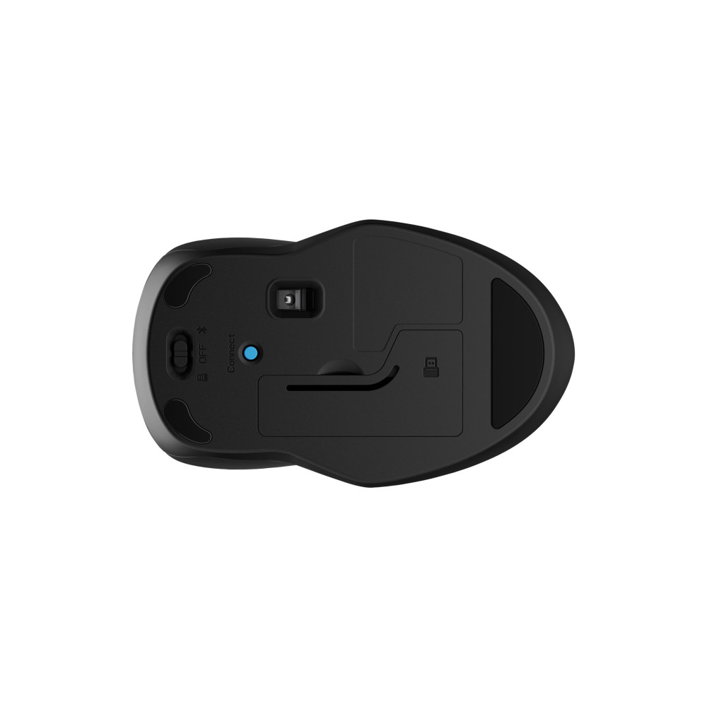 Produktbild för HP 250 - mus - 2.4 GHz, Bluetooth 5.0 - svart