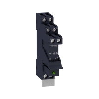Produktbild för SCHNEIDER ELECTRIC Zelio RSB stiftrelä i sockel med diod och...