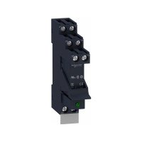 Produktbild för Zelio RSB insticksrelä i sockel med varistor och märkning, 1...