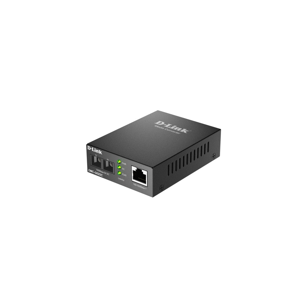 Produktbild för D-Link DMC G02SC - fibermediekonverterare - 1GbE