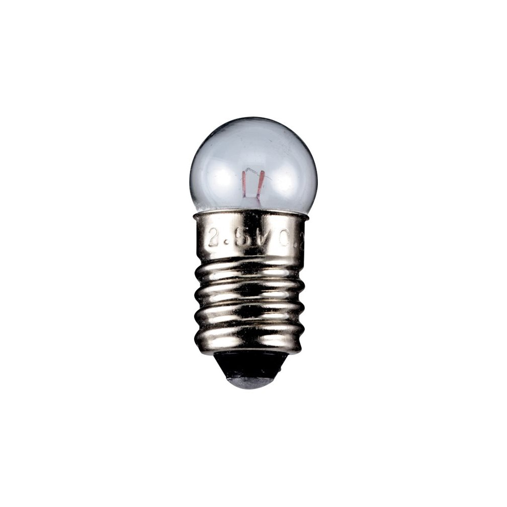 Produktbild för goobay - glödlampa - form: boll - klar finish - E10 - 1.14 W - varmt vitt ljus - 2700 K