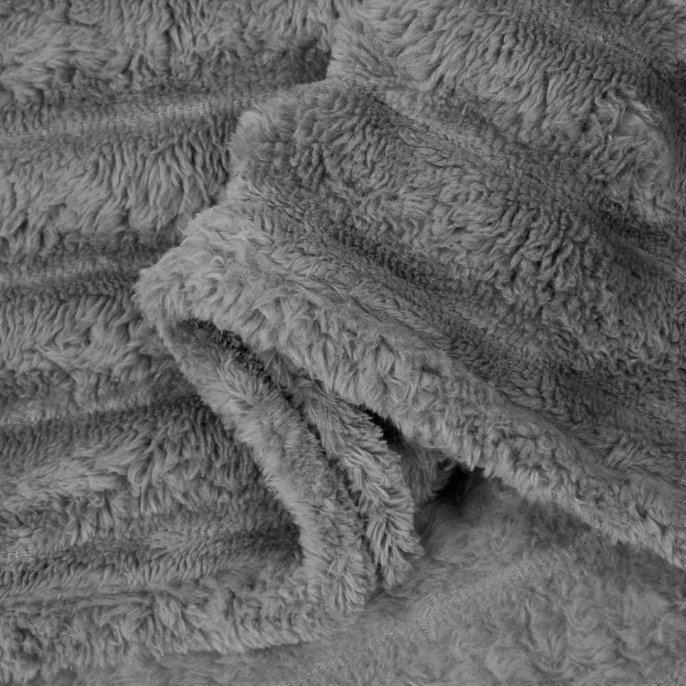 Produktbild för Kastfilt Mörkgrå 200 x 150 cm Fleece