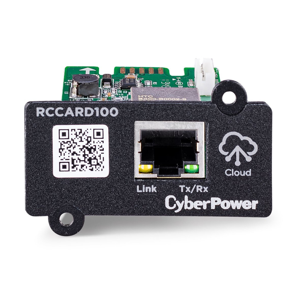 Produktbild för CyberPower RCCARD100 - adapter för administration på distans - 10/100 Ethernet