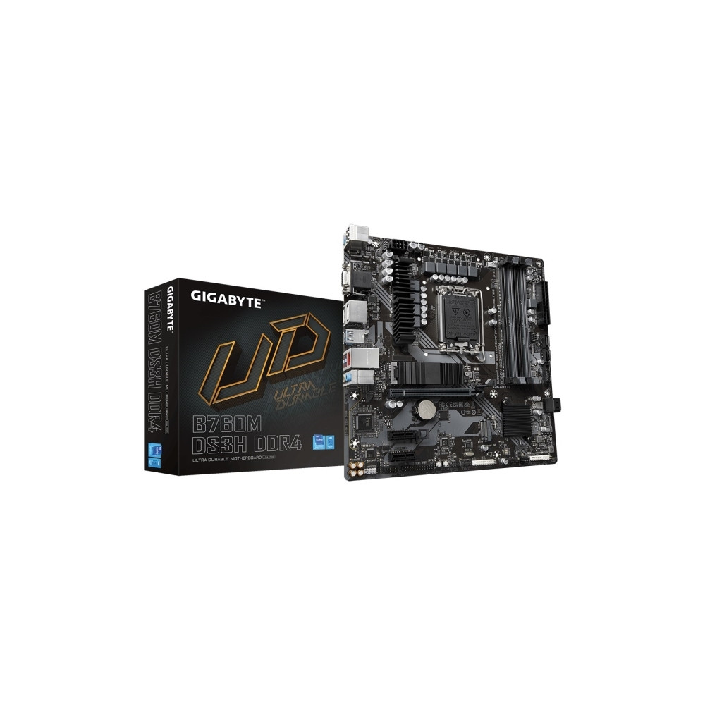 Produktbild för Gigabyte B760M D3Hp DDR4 - moderkort - micro ATX - LGA1700-uttag - B760