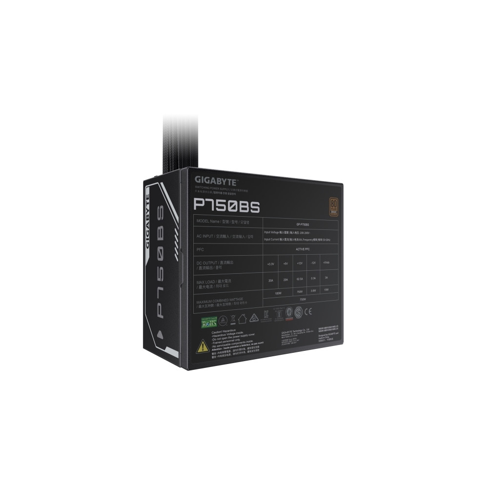 Produktbild för Gigabyte P750BS - nätaggregat - 750 watt