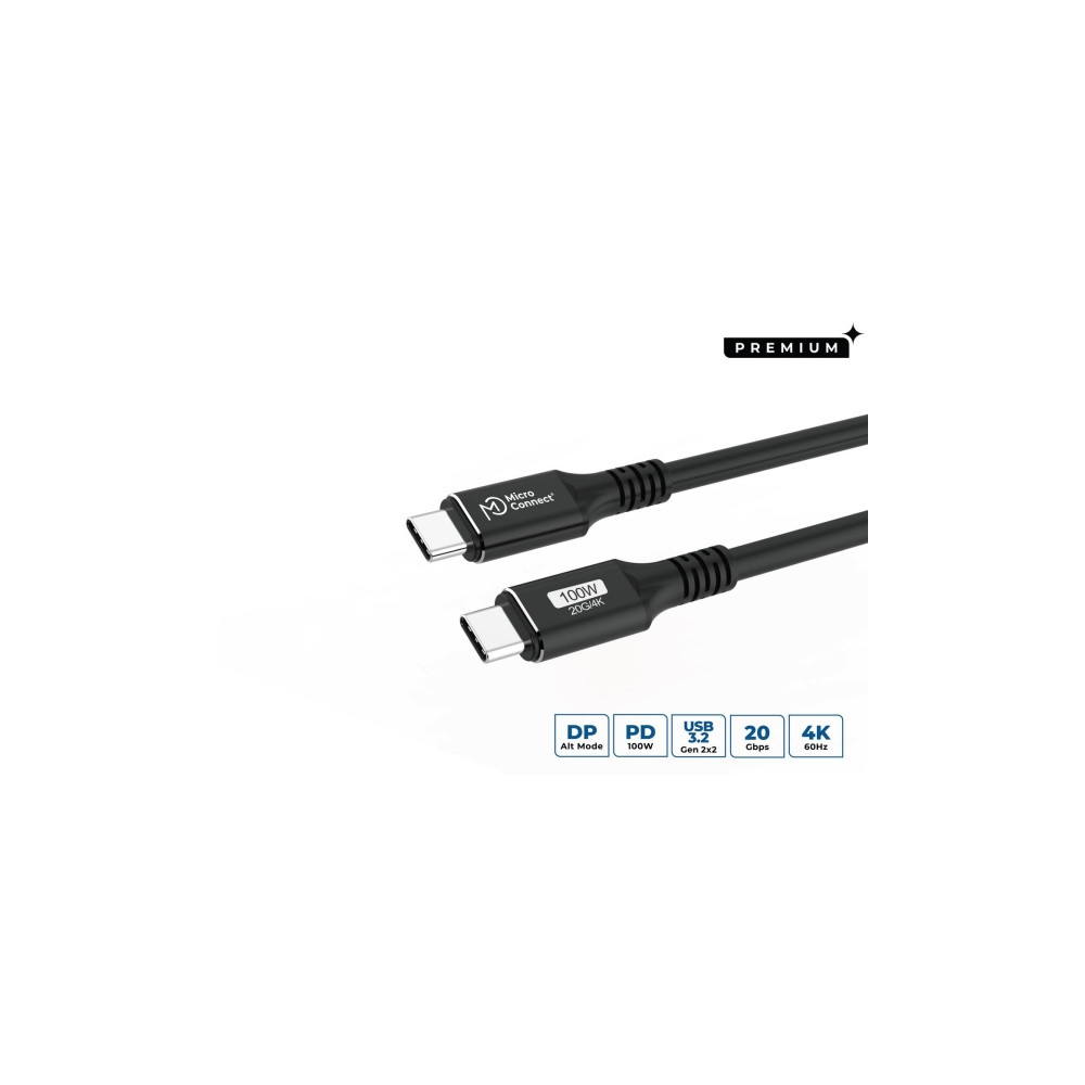 Produktbild för MicroConnect Premium - USB typ C-kabel - USB-C till USB-C - 1.5 m