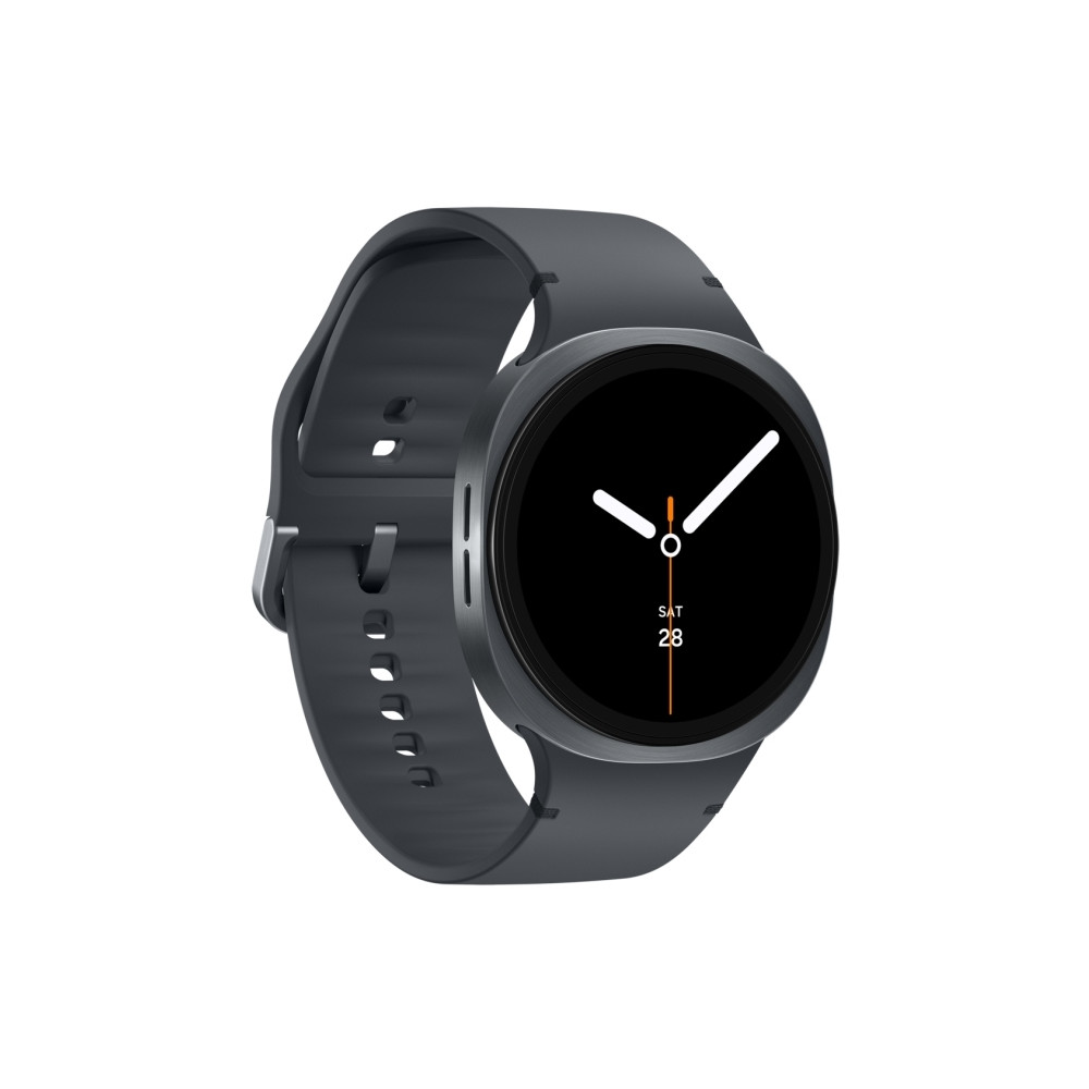 Produktbild för Samsung Galaxy Watch8 - grafit - smart klocka med sportband - grafit - 32 GB