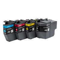 Produktbild för Brother LC3219XL Value Pack - 4-pack - XL - svart, gul, cyan, magenta - original - bläckpatron