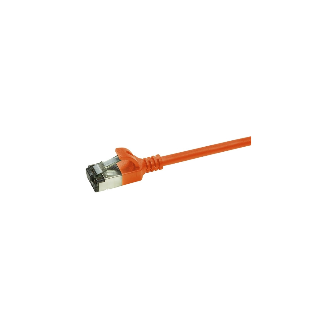 Produktbild för LogiLink Ultraflex SlimLine - patch-kabel - 0.3 m - orange, RAL 2003
