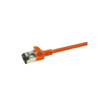 Produktbild för LogiLink Ultraflex SlimLine - patch-kabel - 0.3 m - orange, RAL 2003