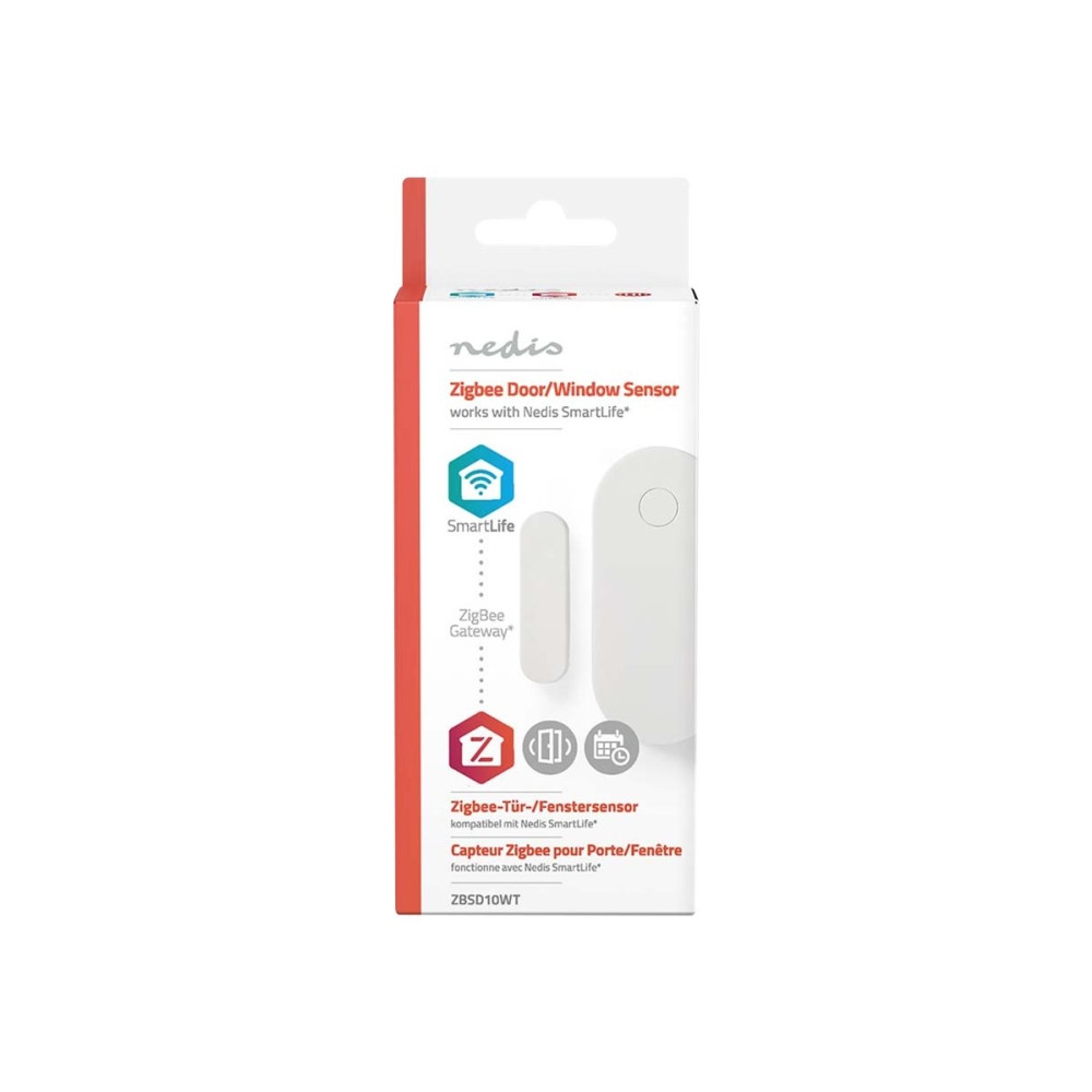 Produktbild för Nedis Smart Door or Window Sensor - dörr- och fönstersensor - ZigBee - vit