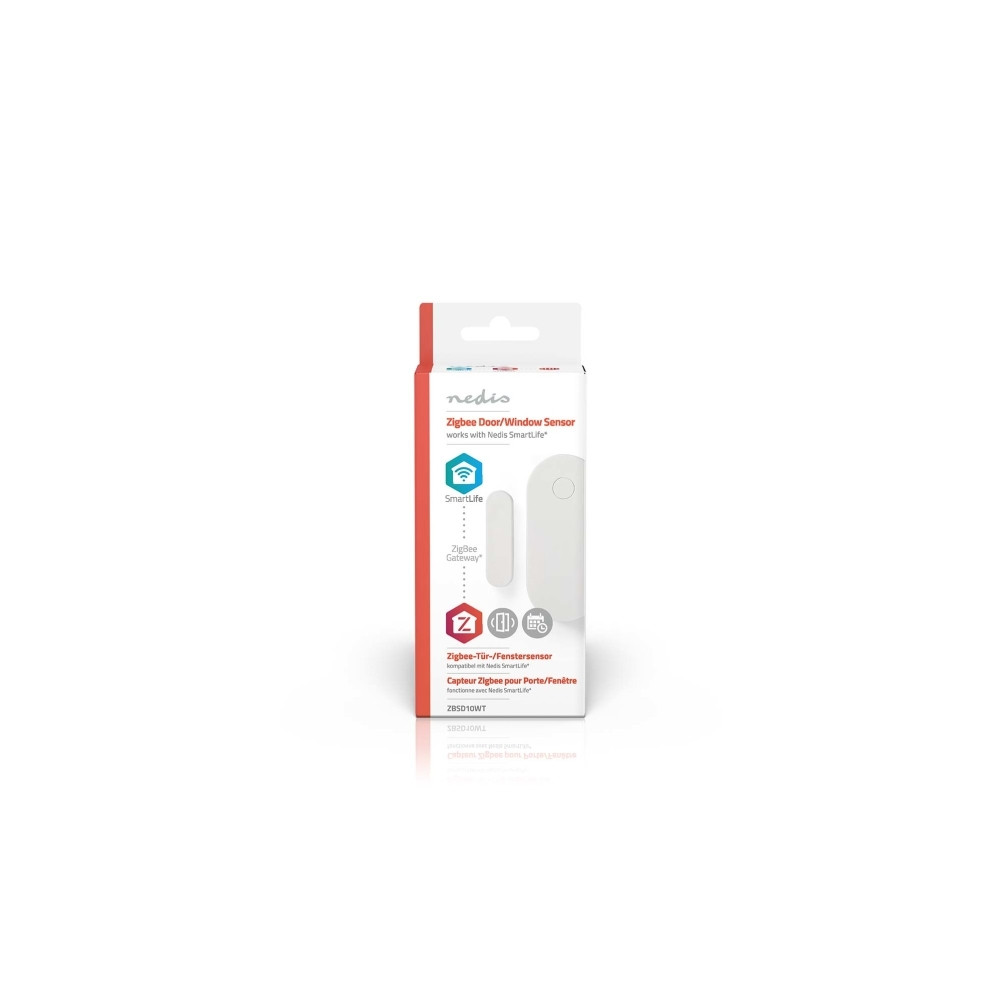 Produktbild för Nedis Smart Door or Window Sensor - dörr- och fönstersensor - ZigBee - vit