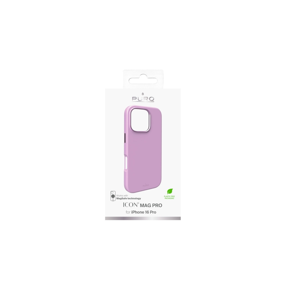 Produktbild för PURO PUIPC16P61ICONMPROSE, Mobilskal, Apple, iPhone 16 Pro,...