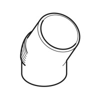 Produktbild för Silent-db20 bøjn. 30° 56mm