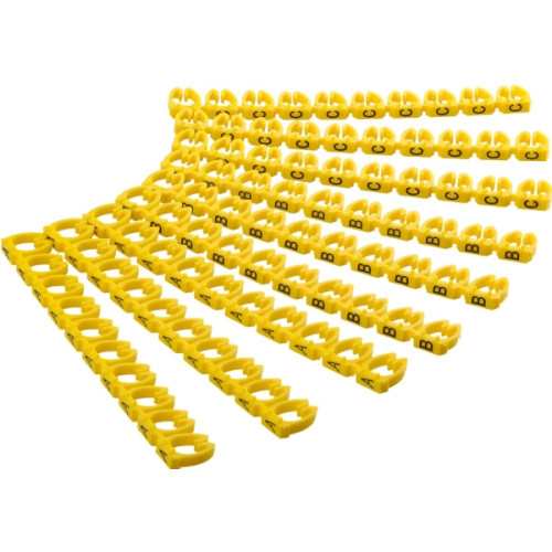 Goobay Goobay 72518, Gul, PVC, 90 styck, Svart, 5,6