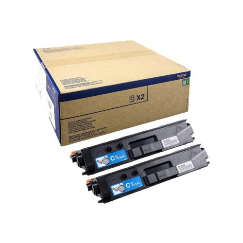 Brother Brother TN329C - 2-pack - cyan - original - tonerkassett