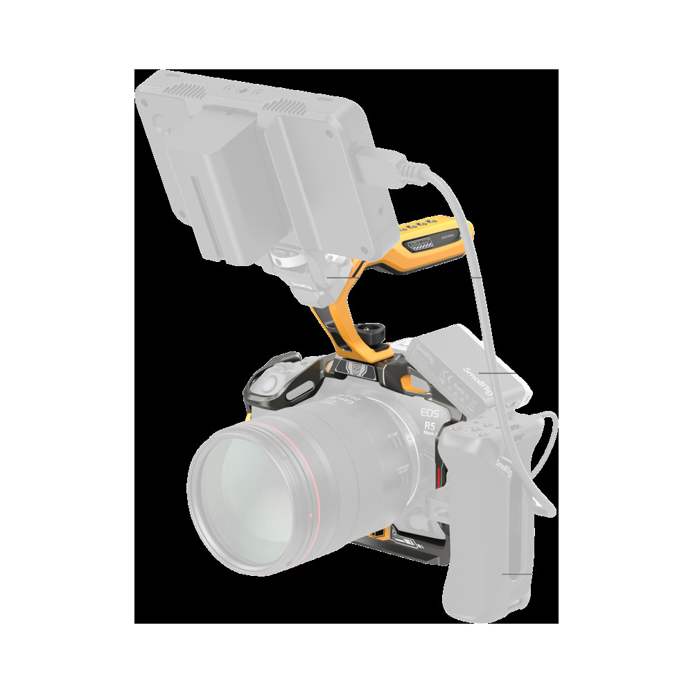 Produktbild för SmallRig 5608 Black Mamba Cage Kit for Canon EOS R5 Mark II (BumbleBee Edition)
