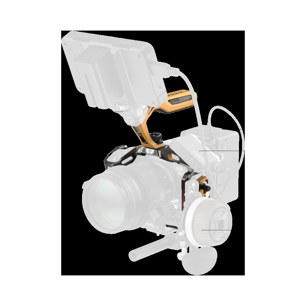 Produktbild för SmallRig 5608 Black Mamba Cage Kit for Canon EOS R5 Mark II (BumbleBee Edition)