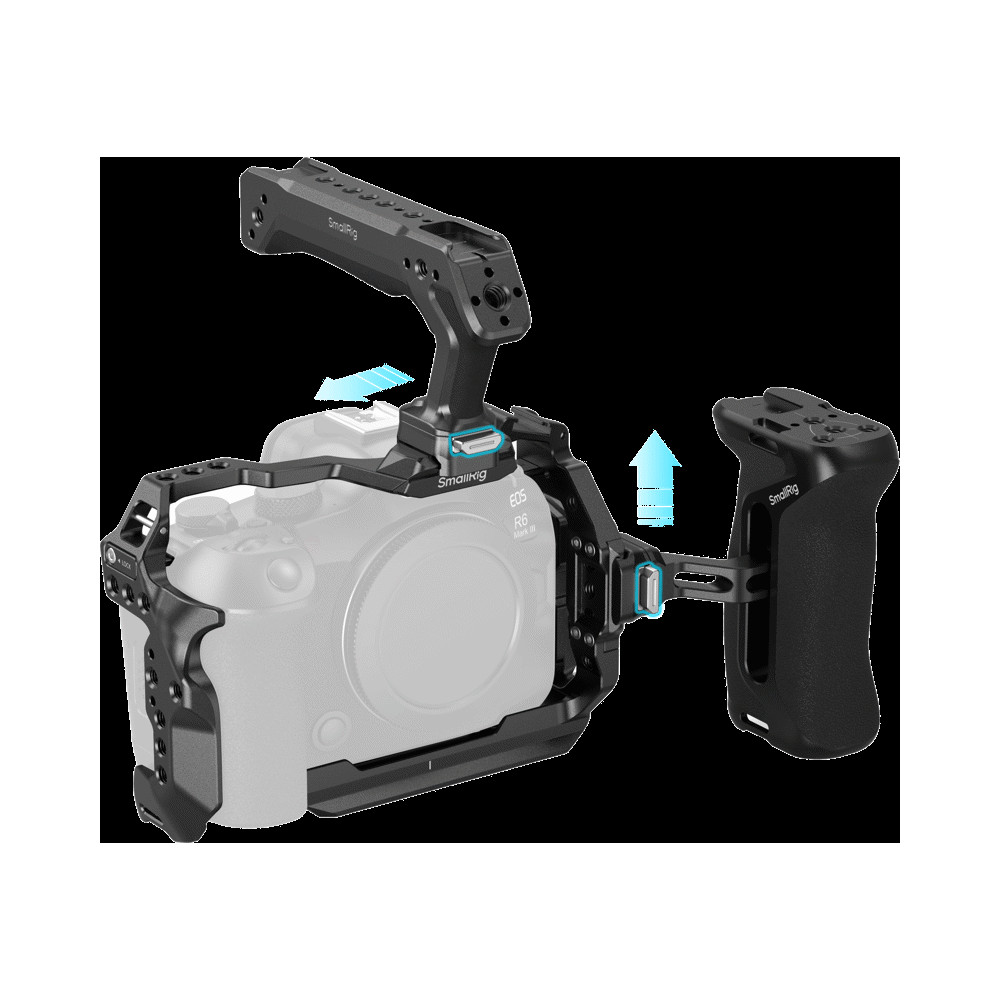 Produktbild för SmallRig 5958 HawkLock Quick Release Cage Kit for Canon EOS R6 MK III / R6 MK II (Advanced Edition)
