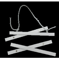 Produktbild för Focus Poster Hanger Magnetic White 71cm