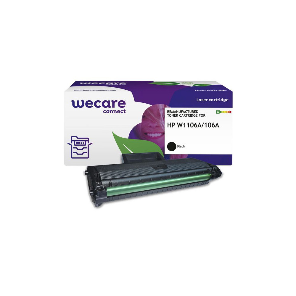 Produktbild för Toner WECARE HP W1106A 106A 1K svart