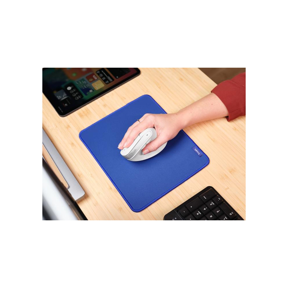 Produktbild för Mus Ergonomisk TRUST Bayo+ Trådlös vit