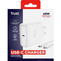 Produktbild för Laddare TRUST Maxo 65W USB-C vit
