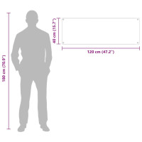 Produktbild för Köksskydd 2 pcs Vit 120 x 40 cm härdat glas