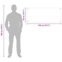 Produktbild för Köksskydd 2 pcs Vit 120 x 50 cm härdat glas