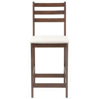 Produktbild för Matstolar 2 pcs Ljusbrun 40 x 47,5 x 99,5 cm Massiv Gummiträ