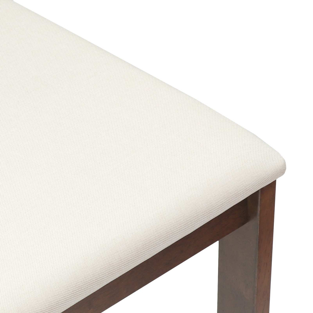 Produktbild för Matstolar 2 pcs Ljusbrun 40 x 47,5 x 99,5 cm Massiv Gummiträ