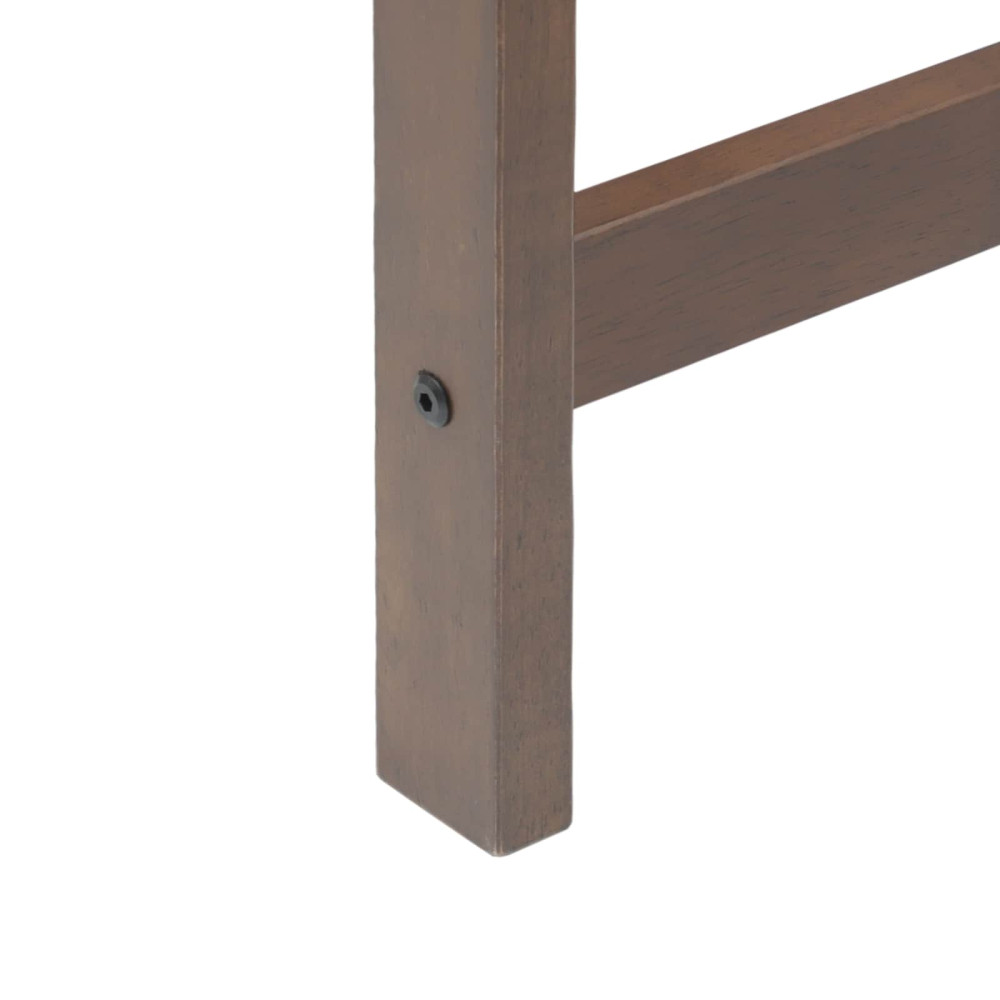 Produktbild för Matstolar 2 pcs Ljusbrun 40 x 47,5 x 99,5 cm Massiv Gummiträ
