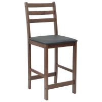 Produktbild för Matstolar 2 pcs Ljusbrun 40 x 47,5 x 99,5 cm Massiv Gummiträ