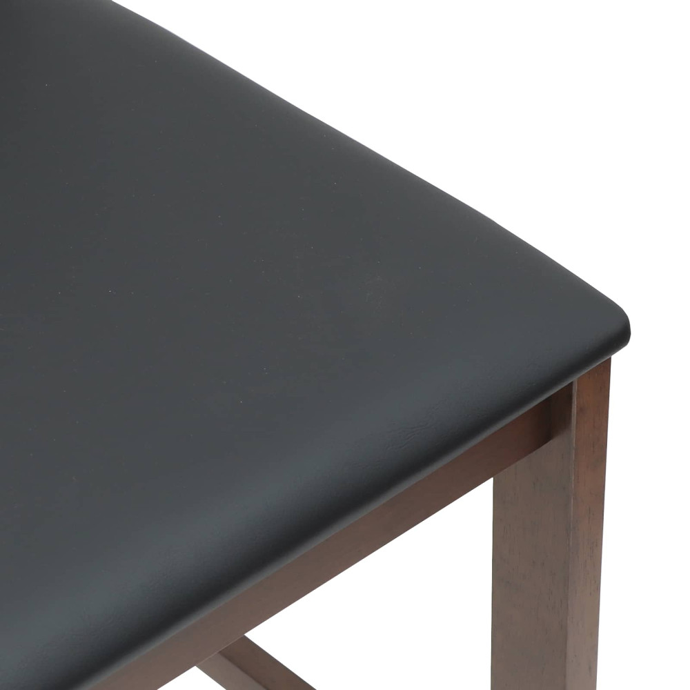 Produktbild för Matstolar 2 pcs Ljusbrun 40 x 47,5 x 99,5 cm Massiv Gummiträ