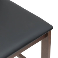 Produktbild för Matstolar 2 pcs Ljusbrun 40 x 47,5 x 99,5 cm Massiv Gummiträ