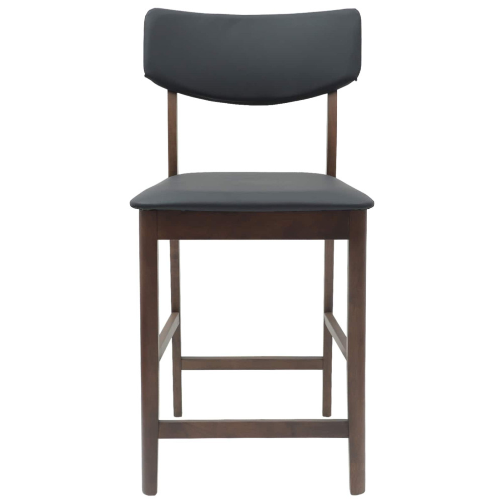 Produktbild för Matstolar 2 pcs Ljusbrun 48 x 49 x 95 cm Massiv Gummiträ