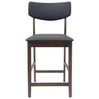 Produktbild för Matstolar 2 pcs Ljusbrun 48 x 49 x 95 cm Massiv Gummiträ
